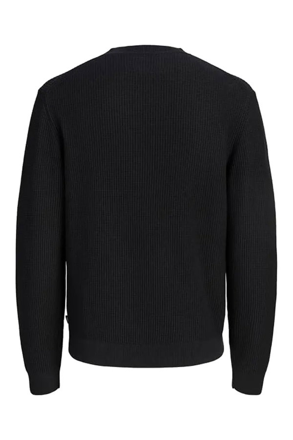 Jack & Jones Bisiklet Yaka Erkek Kazak SIYAH