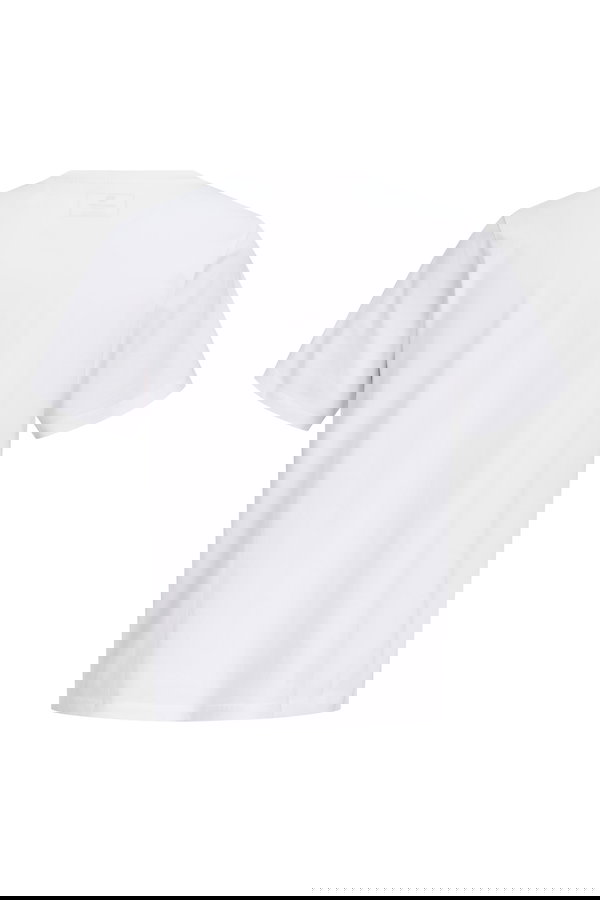 Jack & Jones Bisiklet Yaka Erkek T-shirt Beyaz