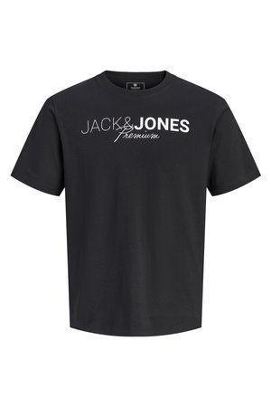 Jack & Jones Bisiklet Yaka Erkek T-shirt SIYAH