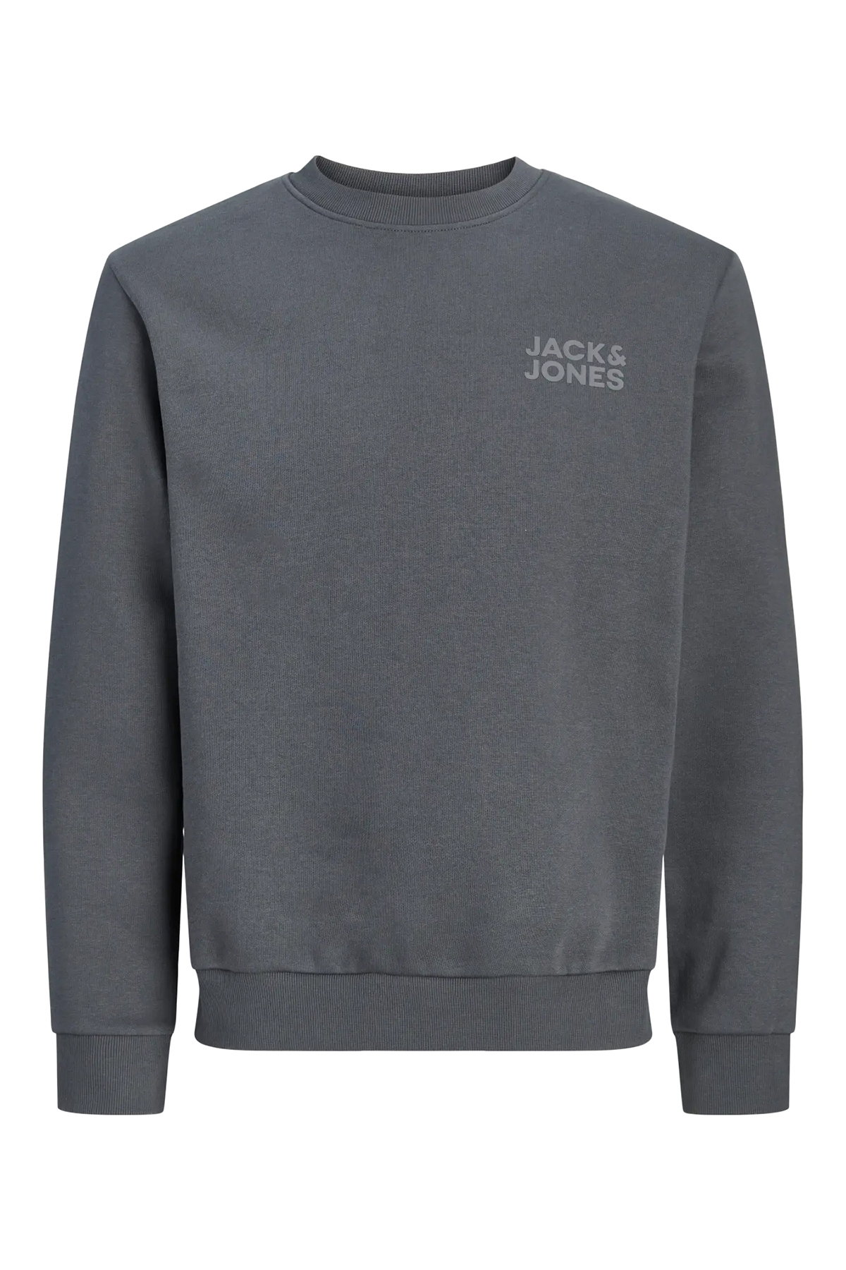 Jack & Jones Bisiklet Yaka Sweatshirt ANTRASIT