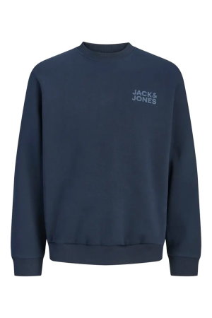 Jack & Jones Bisiklet Yaka Sweatshirt LACIVERT
