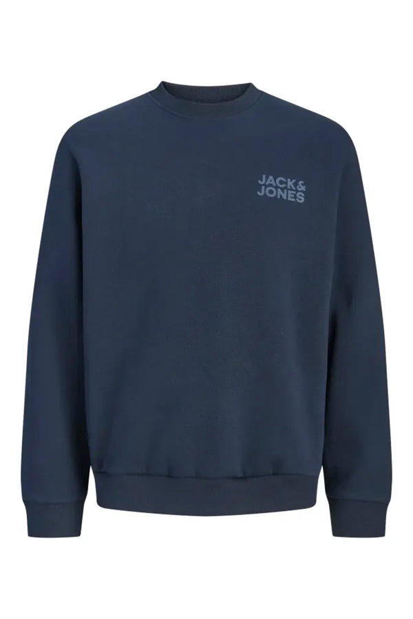 Jack & Jones Bisiklet Yaka Sweatshirt LACIVERT