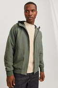 Jack& Jones Kapüşonlu Erkek Mont HAKI