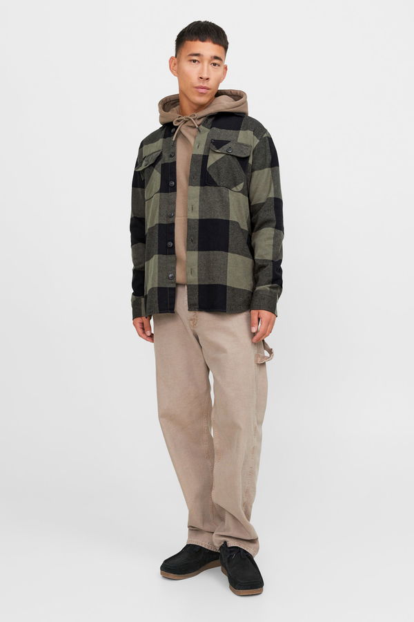 Jack & Jones Ekose Gömlek HAKI Jack & Jones Ekose Gömlek HAKI