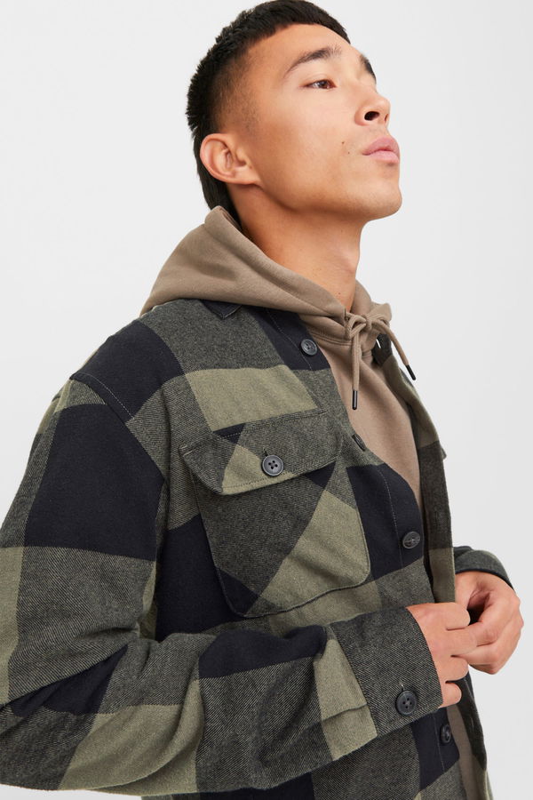 Jack & Jones Ekose Gömlek HAKI Jack & Jones Ekose Gömlek HAKI