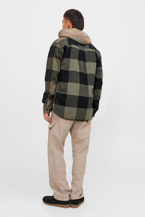 Jack & Jones Ekose Gömlek HAKI Jack & Jones Ekose Gömlek HAKI