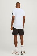 Jack & Jones Erkek Bisiklet Yaka T-shirt Beyaz