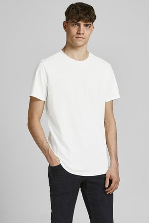 Jack & Jones Erkek Bisiklet Yaka T-shirt EKRU Jack & Jones Erkek Bisiklet Yaka T-shirt EKRU