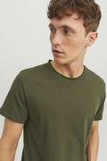 Jack & Jones Erkek Bisiklet Yaka T-shirt Haki