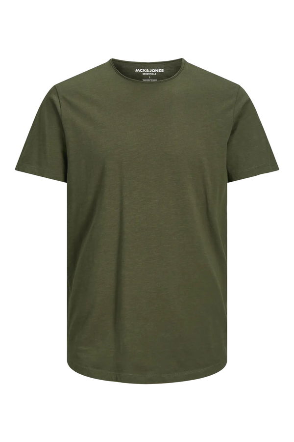 Jack & Jones Erkek Bisiklet Yaka T-shirt Haki