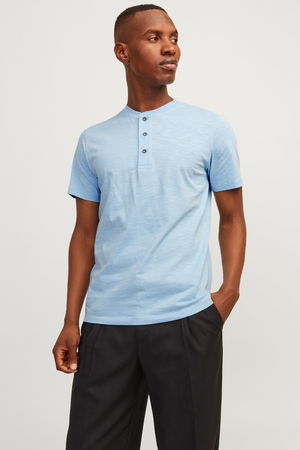 Jack & Jones Erkek Bisiklet Yaka T-shirt MAVİ Jack & Jones Erkek Bisiklet Yaka T-shirt MAVİ
