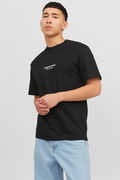 Jack & Jones Erkek Bisiklet Yaka T-shirt SİYAH