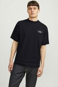 Jack & Jones Erkek Bisiklet Yaka T-shirt SİYAH