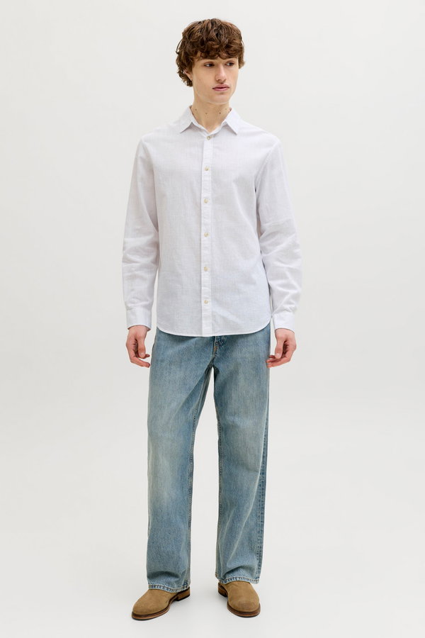 Jack & Jones  Erkek Gömlek Beyaz