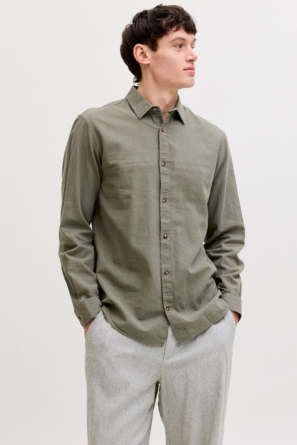 Jack & Jones  Erkek Gömlek Haki