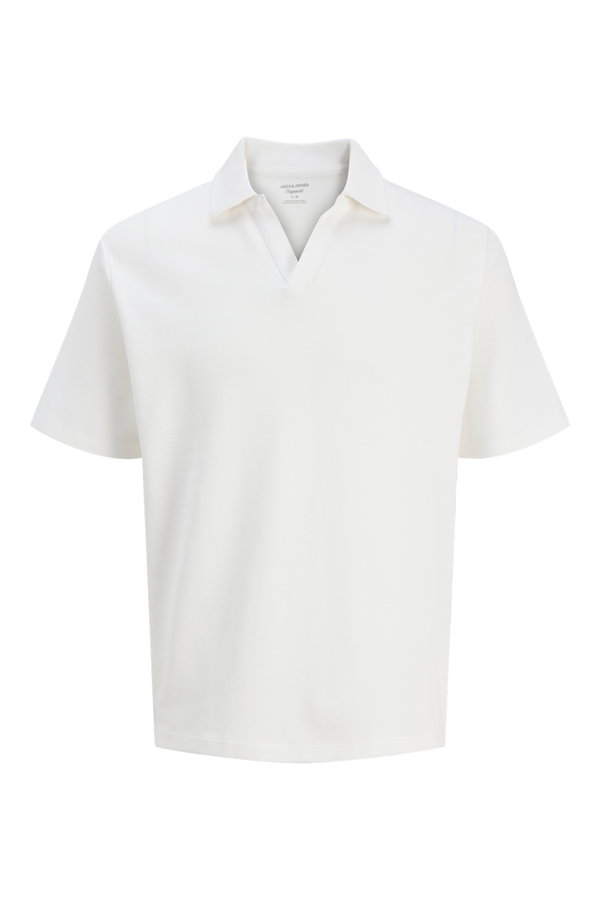 Jack & Jones Erkek Polo Yaka T-shirt Beyaz