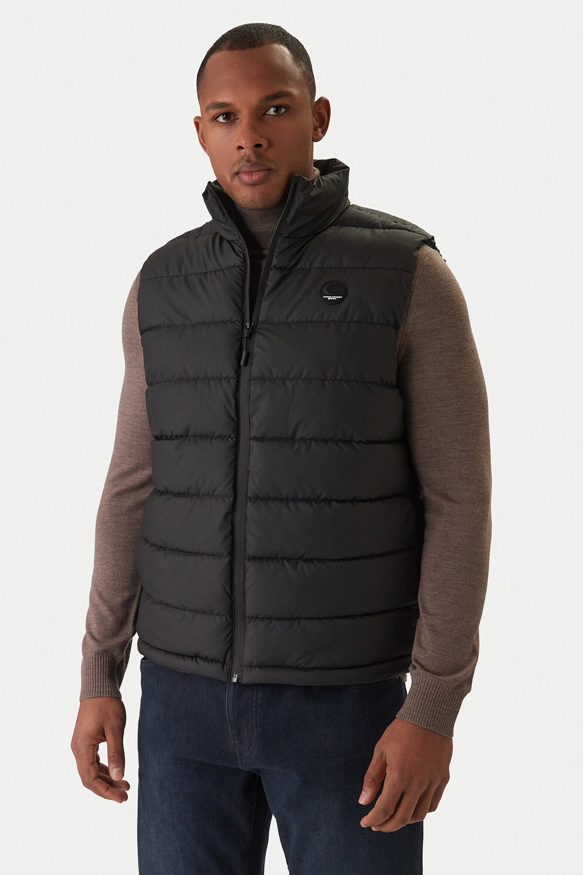 Jack & Jones Erkek Şişme Yelek SIYAH