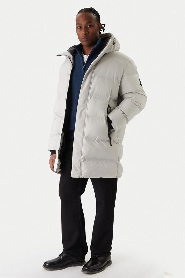 Jack & Jones Erkek Şişme Mont GRI