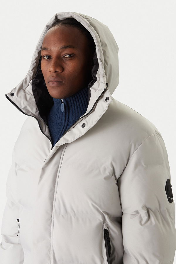 Jack & Jones Erkek Şişme Mont GRI