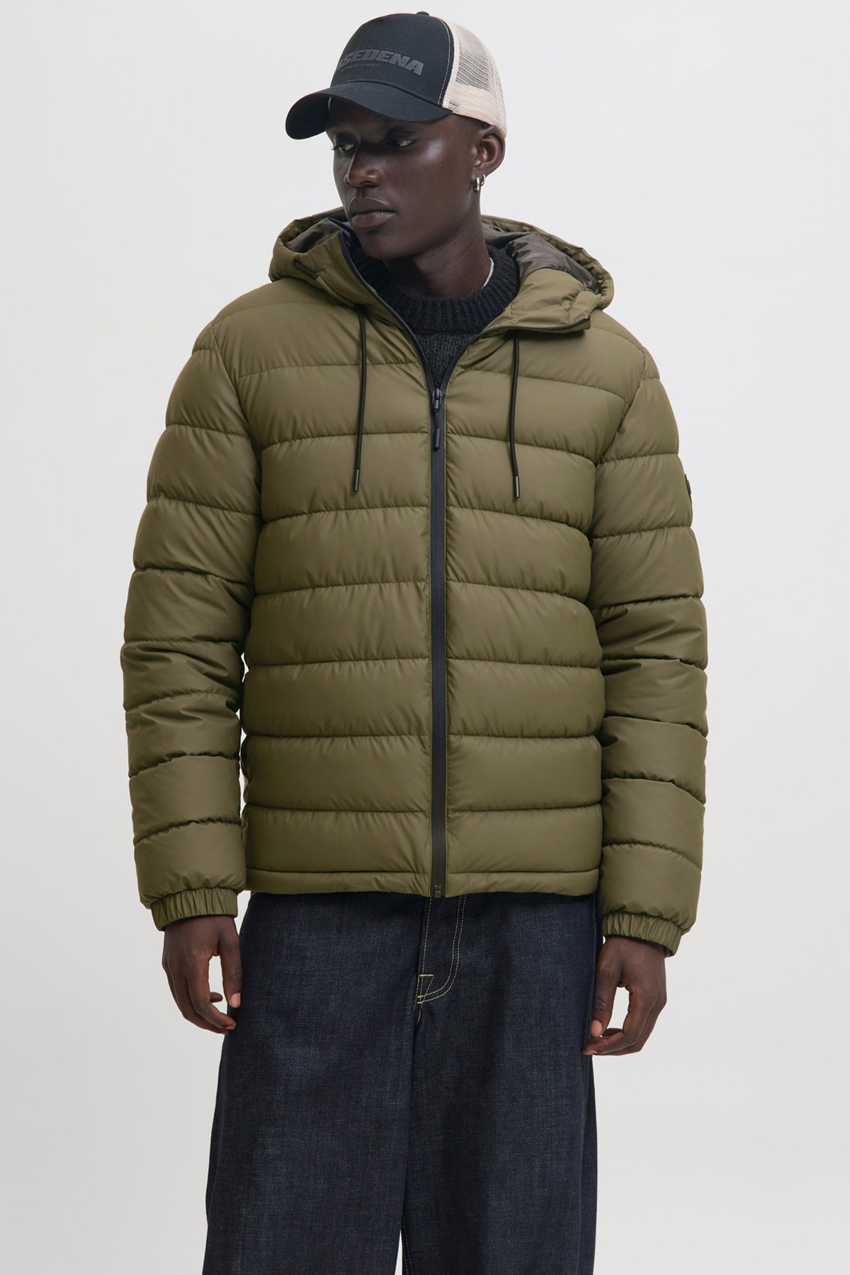 Jack & Jones Erkek Şişme Mont HAKI