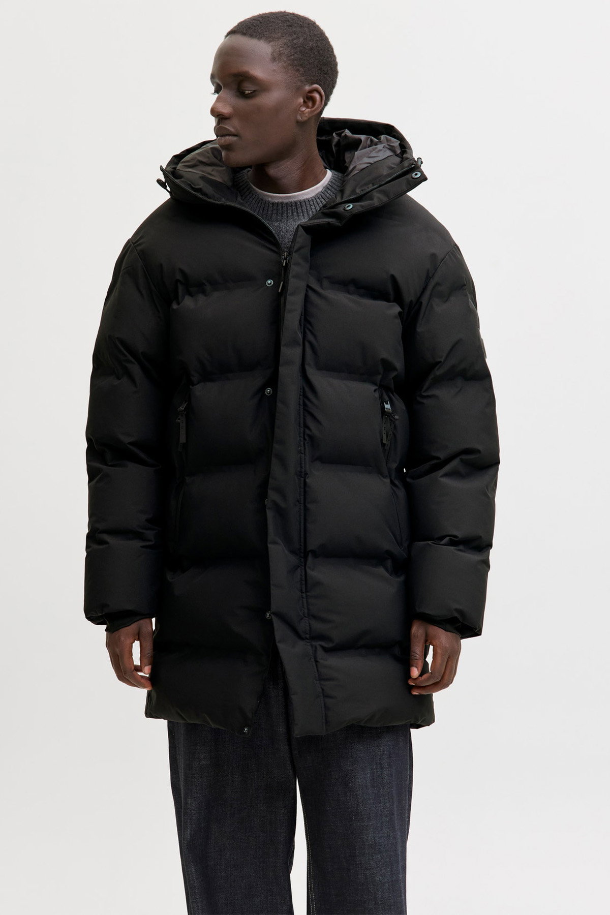 Jack & Jones Erkek Şişme Mont SIYAH