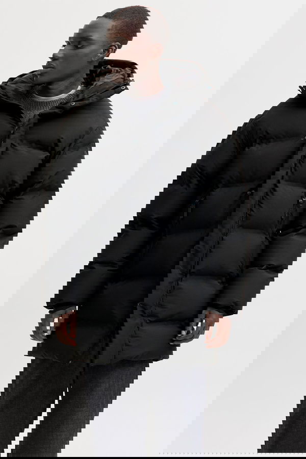 Jack & Jones Erkek Şişme Mont SIYAH