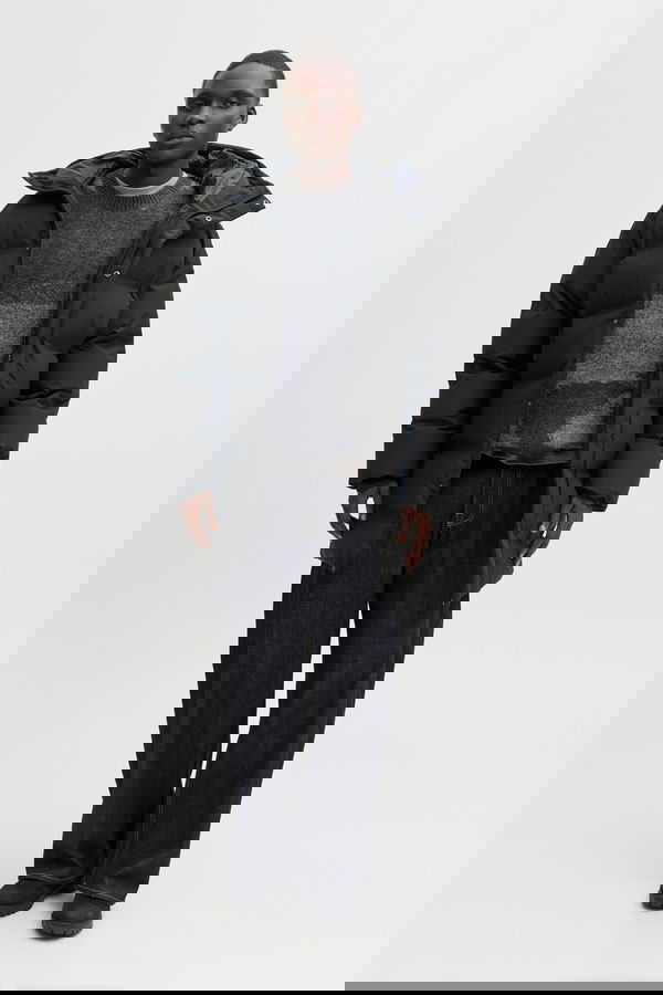 Jack & Jones Erkek Şişme Mont SIYAH