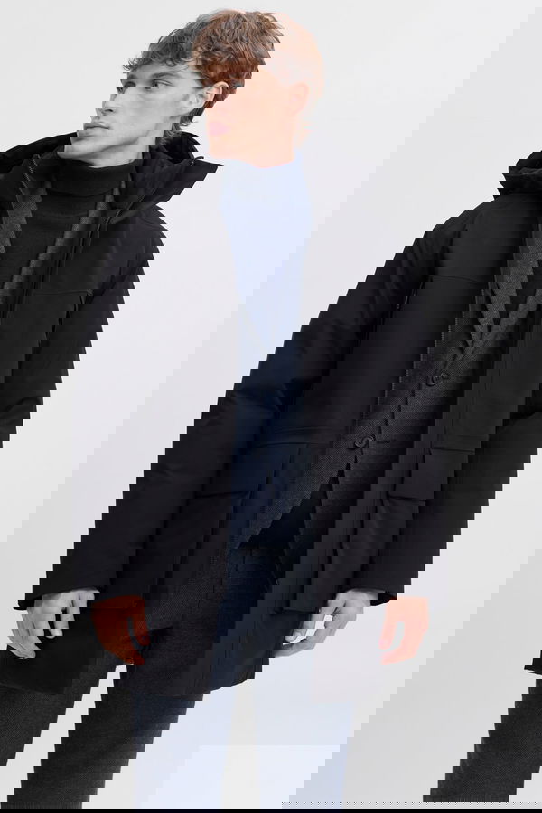 Jack & Jones Erkek Şişme Mont SIYAH