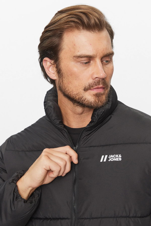 Jack & Jones Erkek Şişme Mont SIYAH