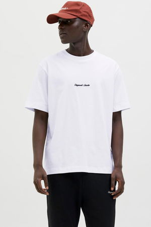 Jack & Jones Erkek T-shirt Beyaz