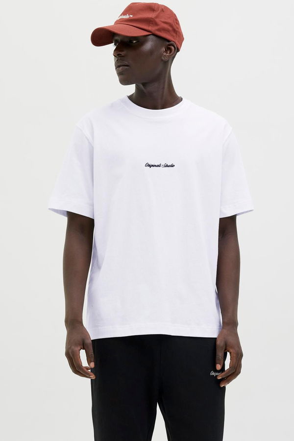 Jack & Jones Erkek T-shirt Beyaz