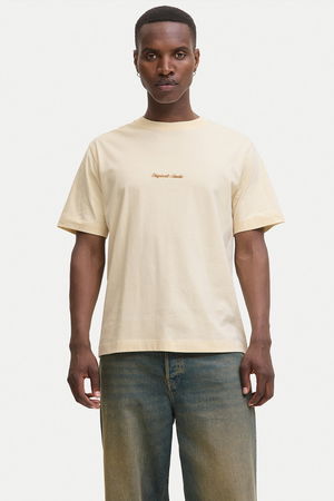 Jack & Jones Erkek T-shirt KREM