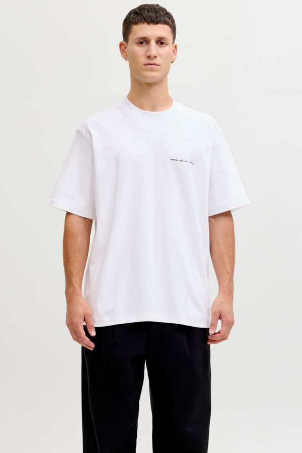 Jack & Jones Erkek T-shirt Beyaz