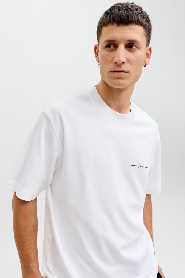 Jack & Jones Erkek T-shirt Beyaz