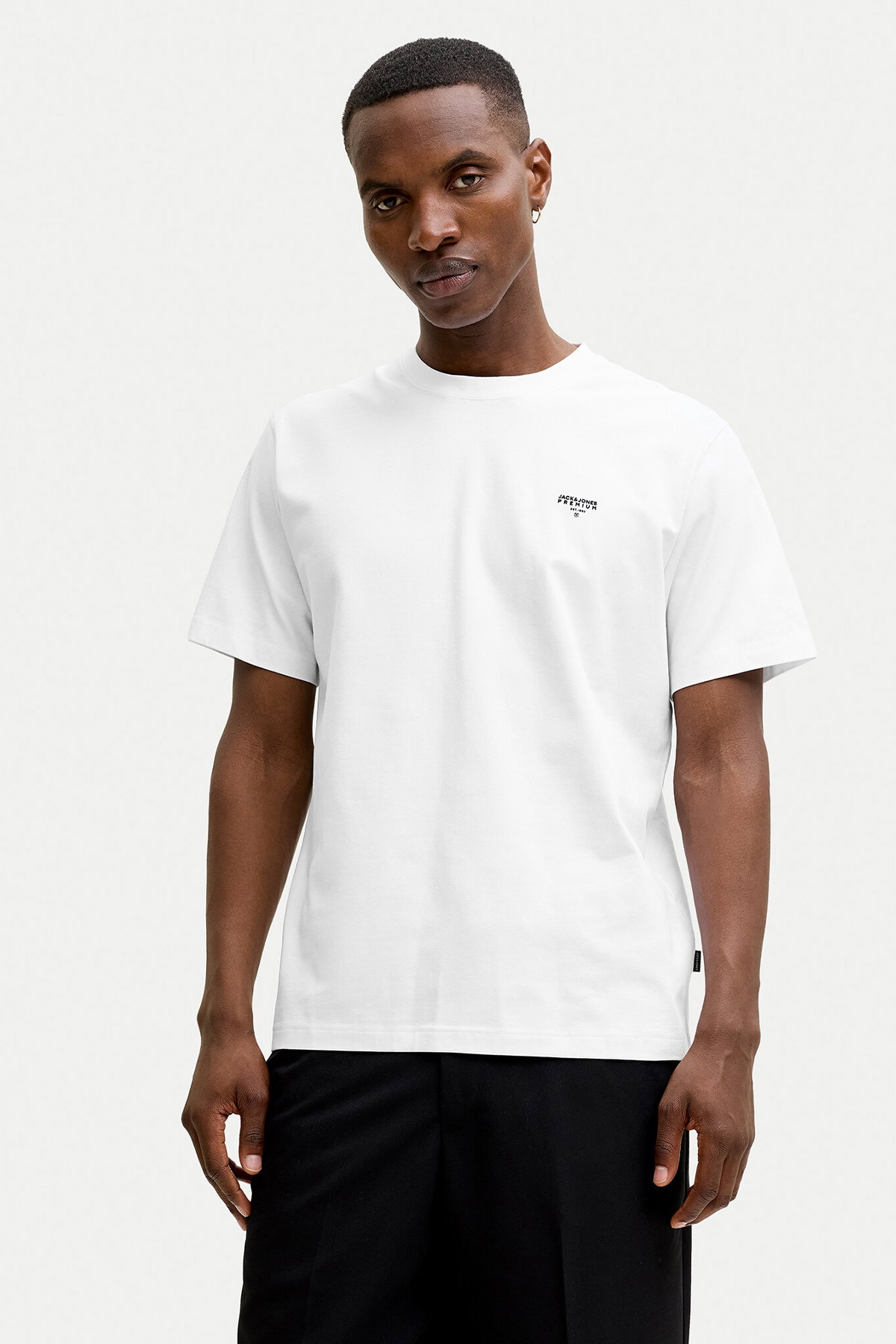 Jack & Jones Erkek T-shirt Beyaz