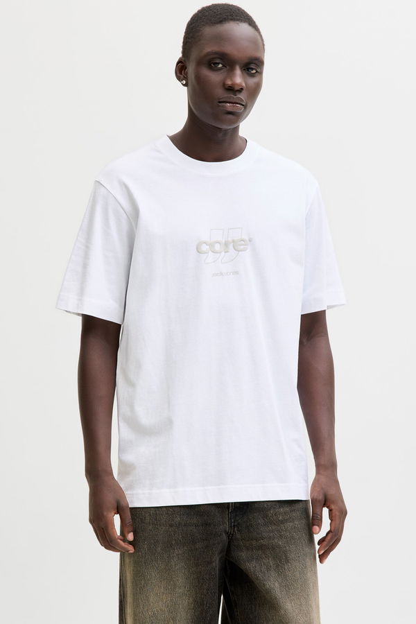Jack & Jones Erkek T-shirt Beyaz