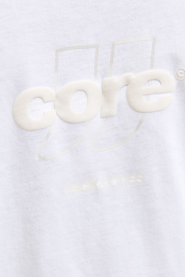 Jack & Jones Erkek T-shirt Beyaz