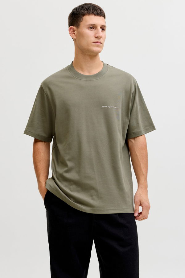 Jack & Jones Erkek T-shirt HAKI