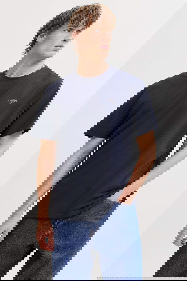 Jack & Jones Erkek T-shirt LACIVERT