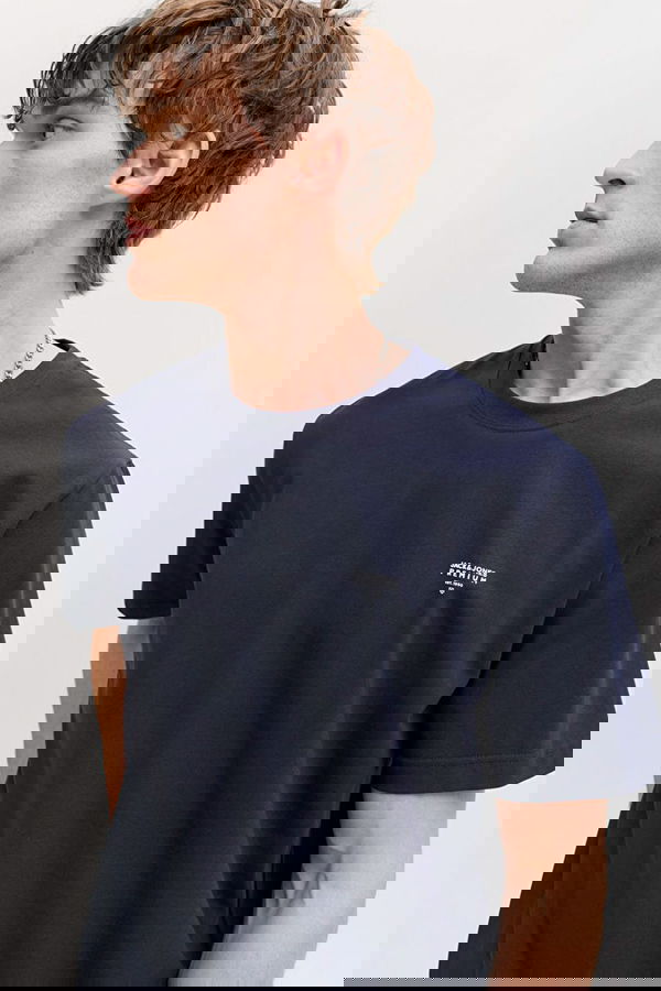 Jack & Jones Erkek T-shirt LACIVERT