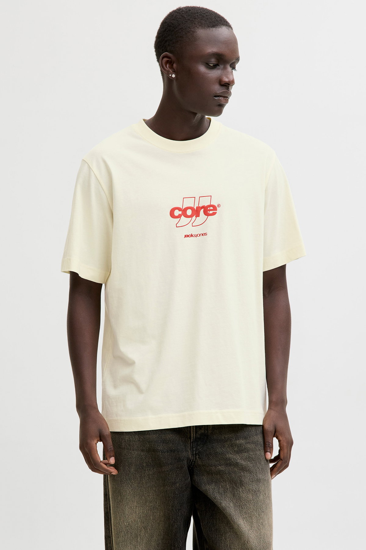 Jack & Jones Erkek T-shirt SARI