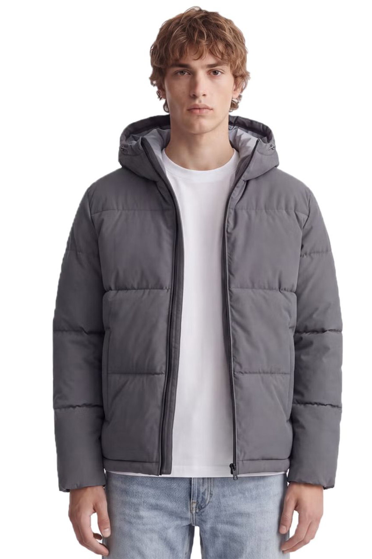 Jack & Jones Jjgalaxy Puffer Erkek Şişme Mont ANTRASIT