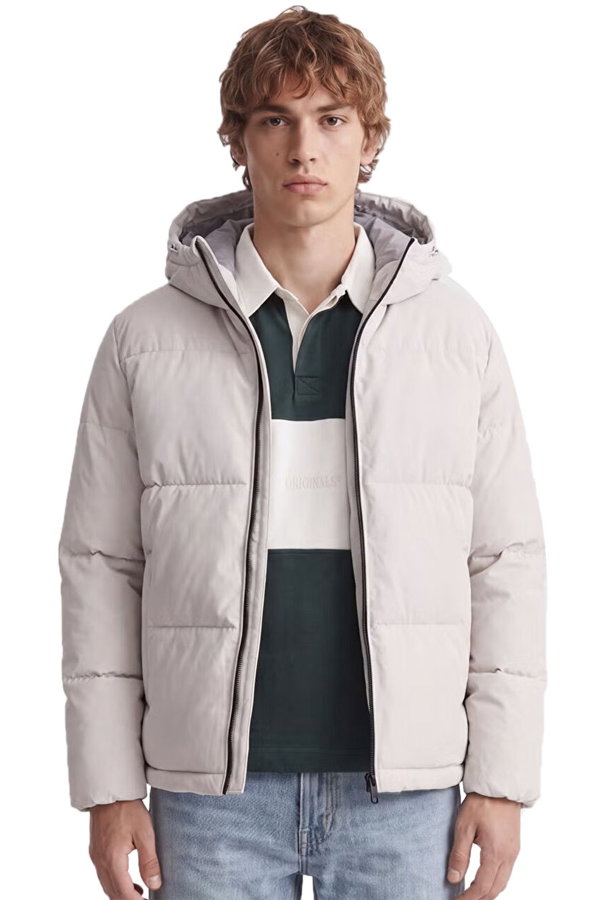 Jack & Jones Jjgalaxy Puffer Erkek Şişme Mont BEJ