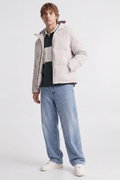 Jack & Jones Jjgalaxy Puffer Erkek Şişme Mont BEJ