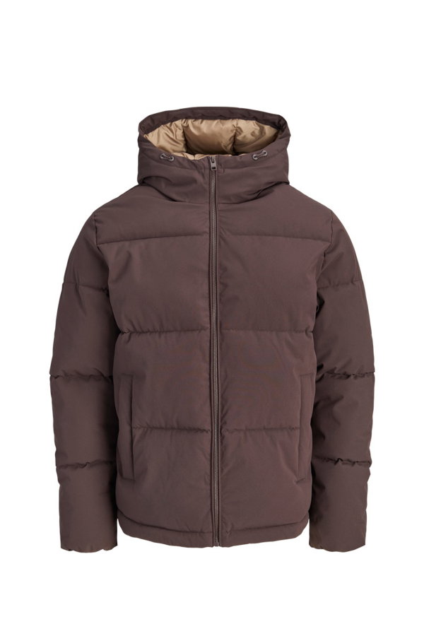 Jack & Jones Jjgalaxy Puffer Erkek Şişme Mont KAHVERENGI