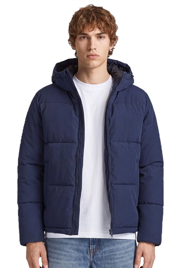 Jack & Jones Jjgalaxy Puffer Erkek Şişme Mont LACIVERT