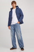 Jack & Jones Jjgalaxy Puffer Erkek Şişme Mont LACIVERT