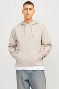 Jack & Jones Kanguru Cepli Erkek Sweat BEJ