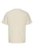 Jack & Jones Logo Baskılı Erkek T-shirt BEJ