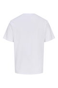 Jack & Jones Logo Baskılı Erkek T-shirt Beyaz